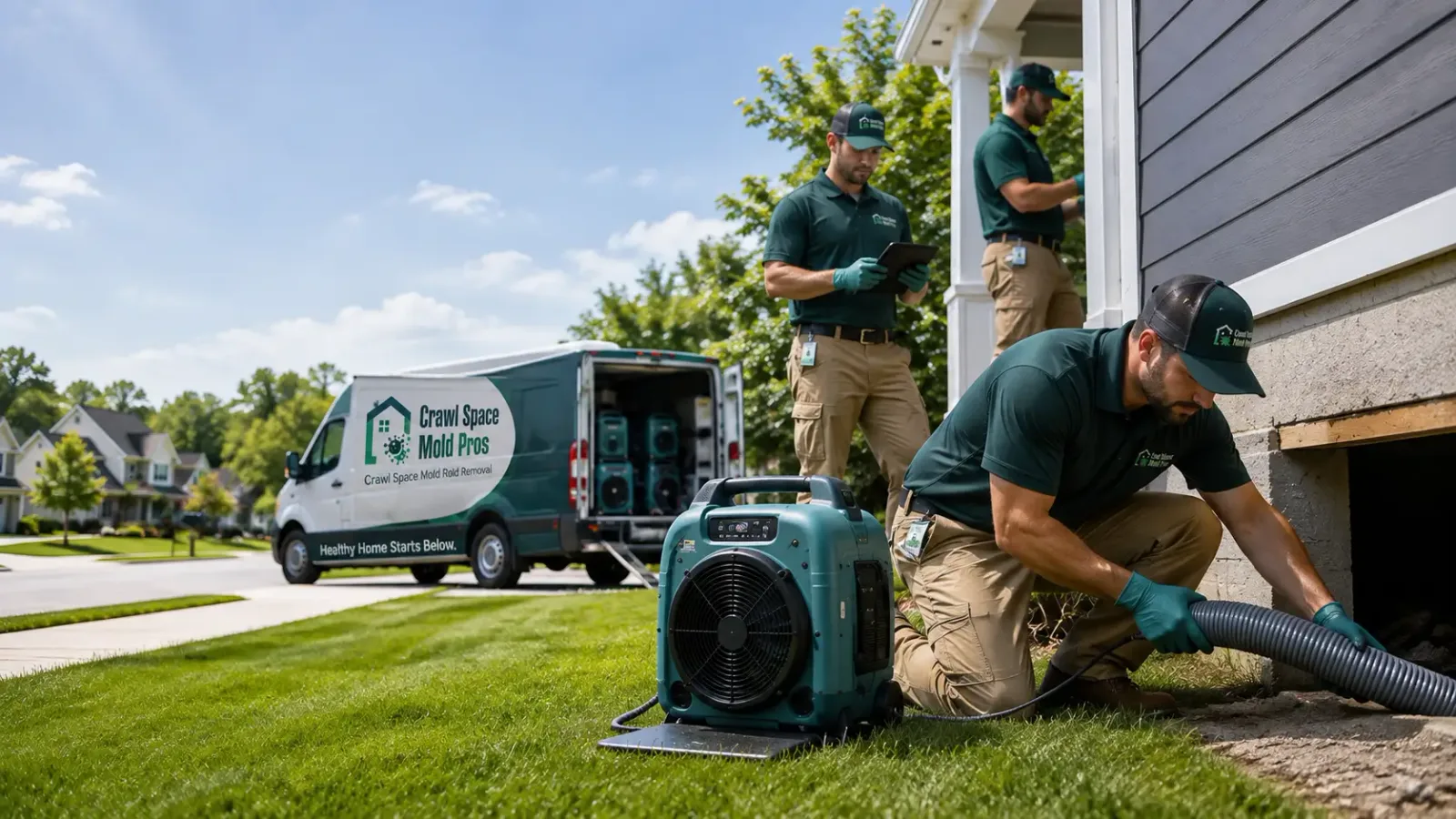 Crawl Space Mold Removal in Farmington, NH
